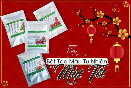 bột tạo màu làm mứt 