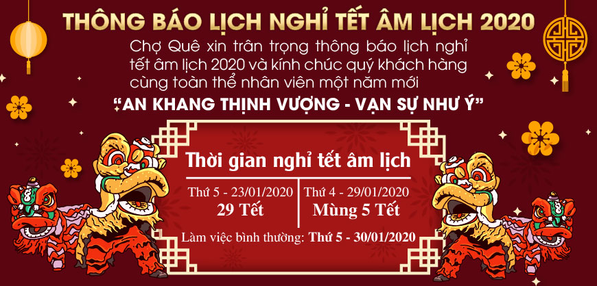 lịch nghỉ tết nguyên đán 2020