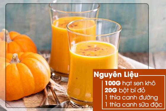 bột bí đỏ nguyên chất