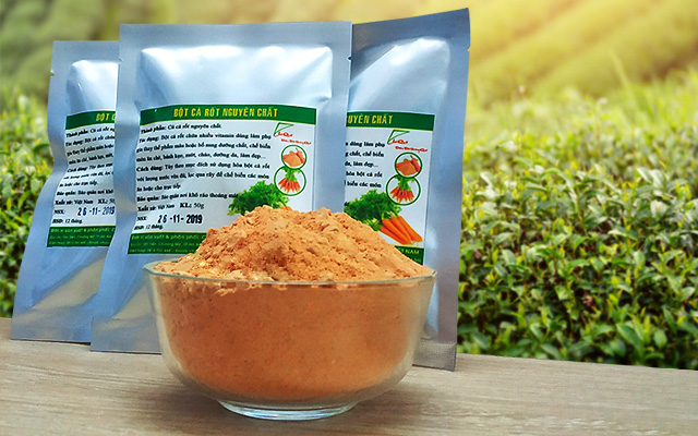 bột cà rốt