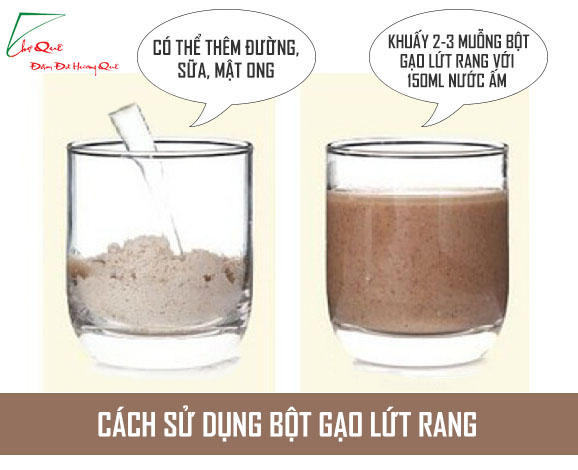 Tác dụng của bột gạo lứt rang