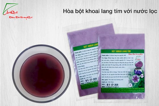 bột khoai lang tím