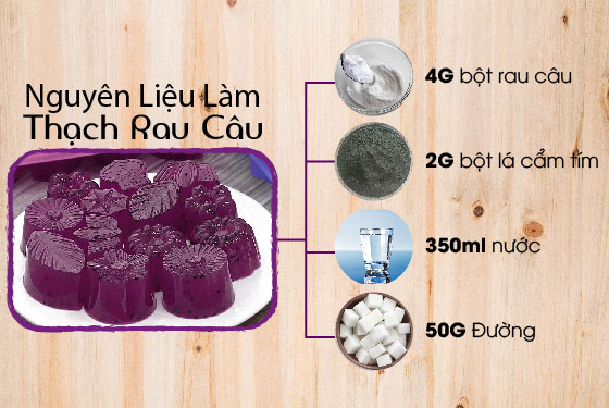 cách sử dụng bột lá cẩm tím làm bánh trôi