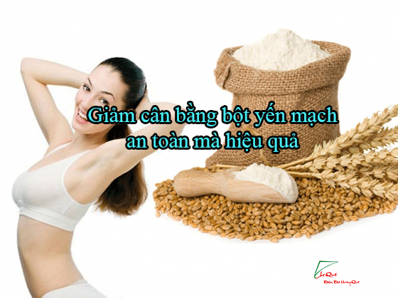 bột yến mạch giảm cân