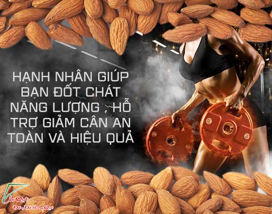 Ăn hạnh nhân có béo không