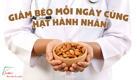 Giảm béo hiệu quả cùng hạt hạnh nhân