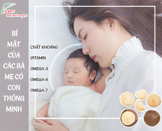 HẠT MẮC CA – BÍ MẬT CỦA CÁC BÀ MẸ CÓ CON THÔNG MINH