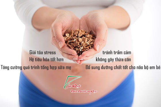 Óc chó, siêu thực phẩm dành cho bà bầu