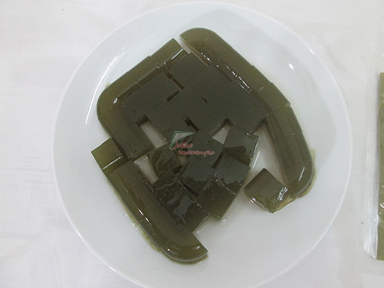 thanh mát với món thạch rau câu bột trà xanh nguyên chất tại nhà