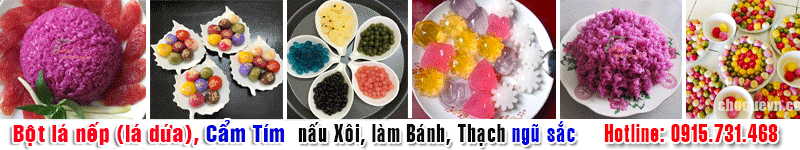 bột tạo màu tự nhiên